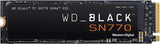 WD_BLACK 1TB SN770 Gen4 PCIe NVMe Gaming SSD with M.2 2280 Form Factor, Up to 5,150 MB/s, WDS100T3X0E