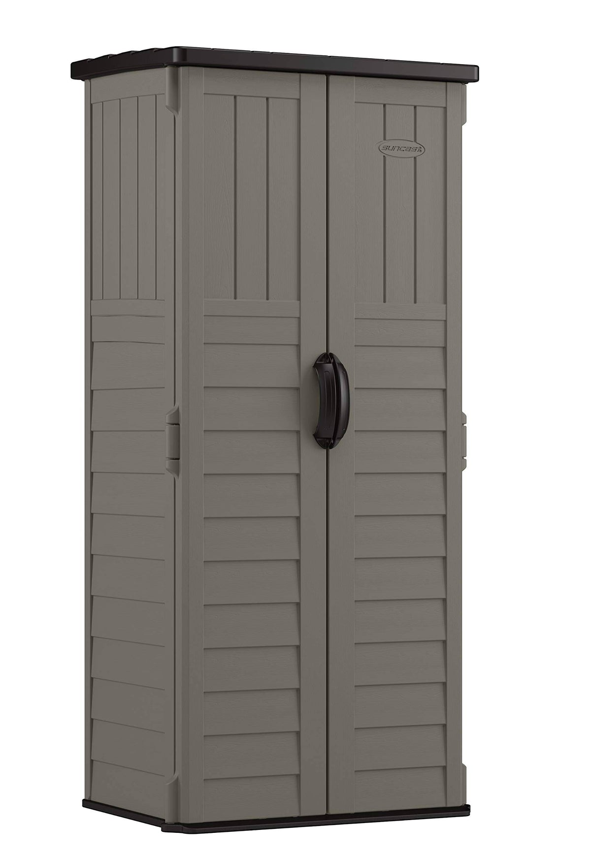 Suncast Vertical Storage Shed in Gray