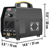 SKYSHALO 155Amp 3-in-1 TIG Welder with 110V High-Frequency TIG, Stick and Clean Modes, IGBT Inverter and Digital Arc Control