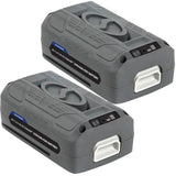Snow Joe iBAT40 Ion EcoSharp Lithium-Ion Batteries, 2-Pack with 40 V and 4.0 Ah Capacity