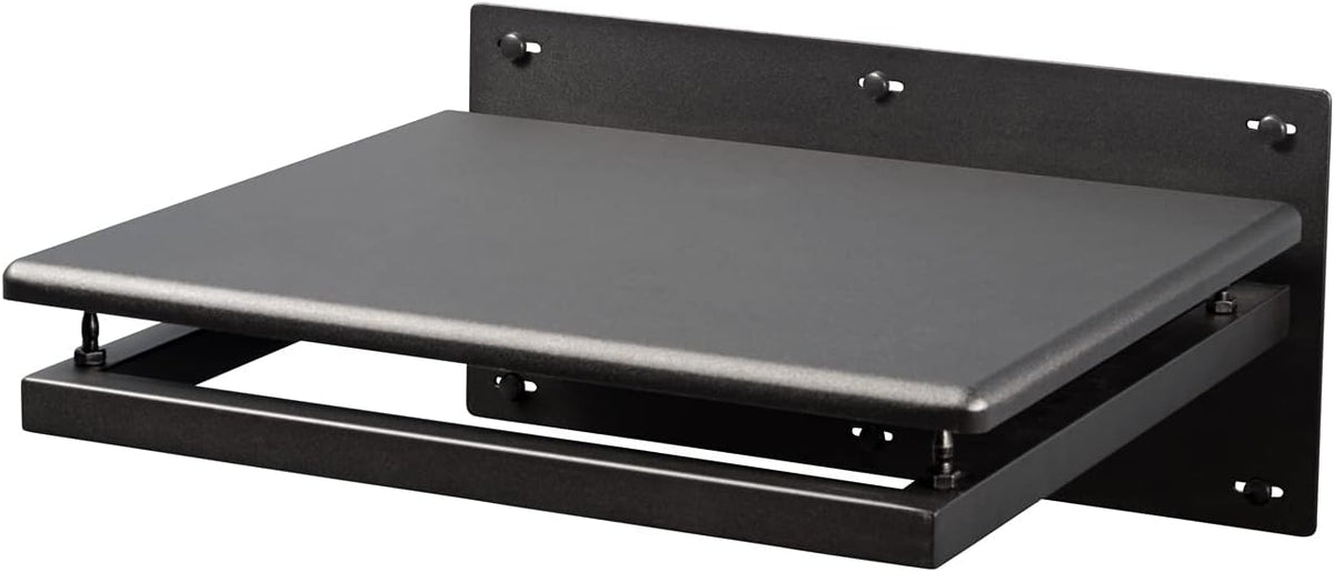 Pangea Audio Wall-Mount Turntable Shelf for Record Players, Black
