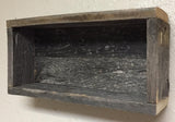 Pack of 2 Rustic Barnwood Display Boxes Crafted from 100% Authentic Reclaimed Wood