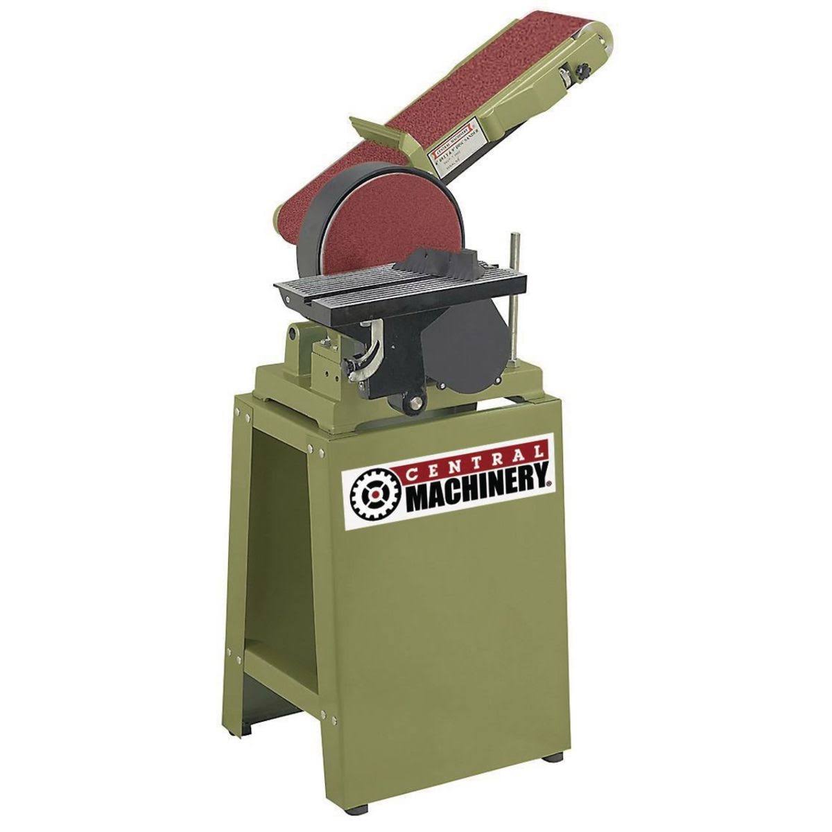 Central Machinery 61750 Belt and Disc Sander with 6 in. x 48 in. Belt and 9 in. Disc