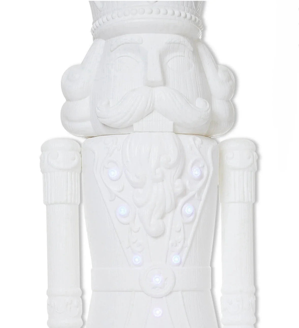 2025 Holiday Time 75-Inch, 6-Foot Nutcracker Christmas Statue with Lights and Music