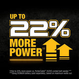 DEWALT XR DCW220B 20V MAX 3×21 Belt Sander