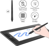 VEIKK VK1200 11.6-Inch Full-Laminated Drawing Tablet with Screen, Tilt-Function Battery-Free Stylus, 6 Shortcut Keys and 8192 Levels of Pen Pressure