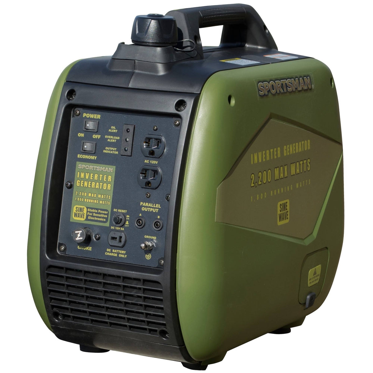 Sportsman 2200W Portable Digital Inverter Generator with Recoil Start, Parallel Capability, CARB, 120V