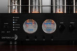 Dayton Audio HTA100BT 100W Hybrid Stereo Tube Amplifier with Bluetooth, USB, AUX, Phono, and Sub Out