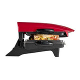 George Foreman GRP2841R Red Grill with Removable Plates, 5-Serving Capacity and Variable Temperature