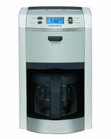 Programmable 12-Cup Coffee Maker by Krups, Featuring Die-Cast Construction and Stainless Finish, KM8105