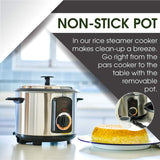 Pars Automatic Persian Rice Cooker, 10-Cup Tahdig Rice Maker for Perfect Rice Crust