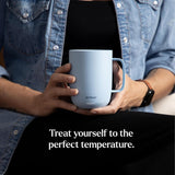 Ember Temperature Control Smart Mug 2, 14 Oz App-Controlled Heated Coffee Cup with Improved Design & 80-Minute Battery Life, White