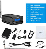 RICHRYCE Wireless FM Broadcast Transmitter for Church and Drive-In Theater Use, 1W / 7W Stereo Station with Mic, FCC Certified, 76M to 108Mhz