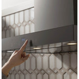 GE 36-Inch Convertible Range Hood in Black Stainless Steel