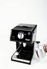 DeLonghi ECP3120 15 Bar Espresso Machine with Advanced Cappuccino System, Black/Stainless Steel, 9.6 x 7.2 x 11.9 Inches