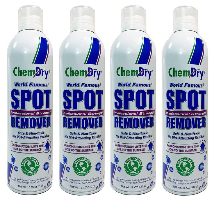 Chem-Dry Professional Strength Spot Remover, 18oz Bottles, 4-Pack
