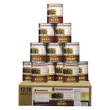 Survival Cave Food Canned Beef, Case of 12 28oz Cans