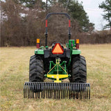 6 Landscape Rake from Titan Attachments, Designed for Compact Tractors with Quick Hitch Compatibility