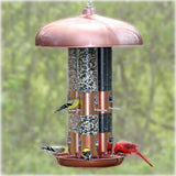 Perky-Pet 7103-2 Triple Tube Bird Feeder in Copper Finish