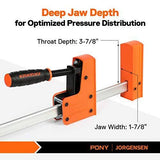 Jorgensen 48-Inch Cabinet Master Bar Clamps, 2-Pack with 90° Parallel Jaws