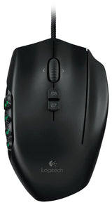 Logitech G600 MMO Gaming Mouse with RGB Backlighting and 20 Programmable Buttons