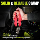 Tacklife T8 Pro Car Jump Starter with 1200A Peak Power, 18000mAh Battery, LCD Screen and Water-Resistant Housing, Orange