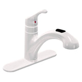 Moen Renzo CA87316W Glacier Pullout Kitchen Faucet with Single Handle