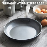 GreenPan Chatham 12-Inch Gray Frying Pan with Lid, Hard-Anodized Ceramic Nonstick Skillet, PFAS-Free, Dishwasher Safe and Oven Safe