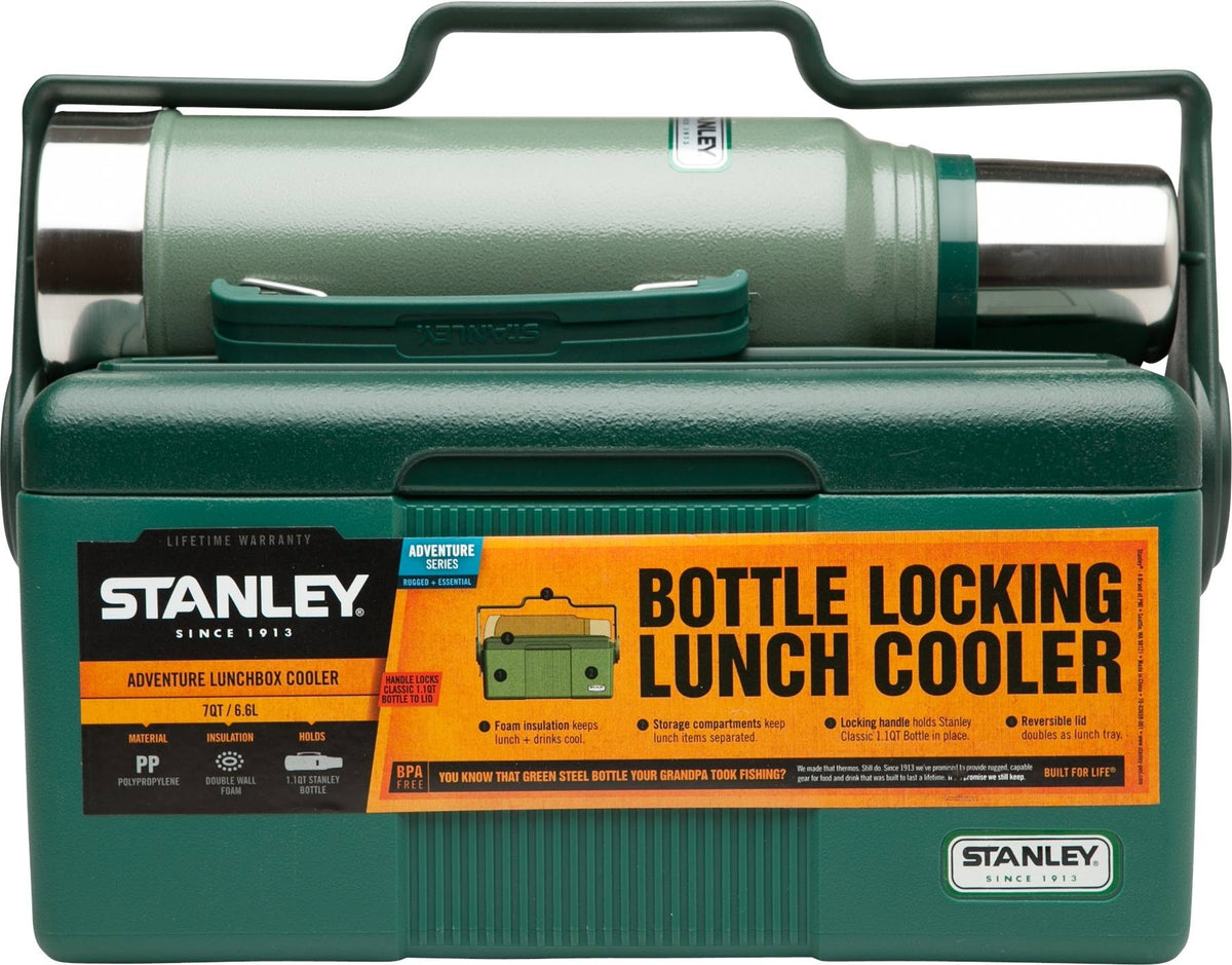 Stanley Adventure Heritage Lunch Box and Bottle Combo, Green