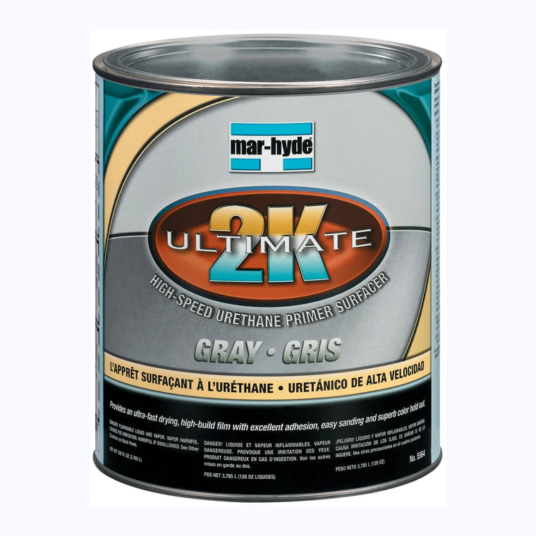 Mar-Hyde 5564 4.4 Ultimate 2K High-Speed Primer, Gray, 1-Gallon
