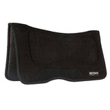 Reinsman M2 Lite Contour Saddle Pad with Tacky Too, Square Design, Black