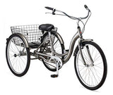 26-Inch Schwinn Meridian Adult Tricycle, Finished in Dark Silver