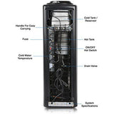 Brio CL520 Essential Commercial-Grade Water Dispenser Cooler with Hot and Cold Options, Top Load