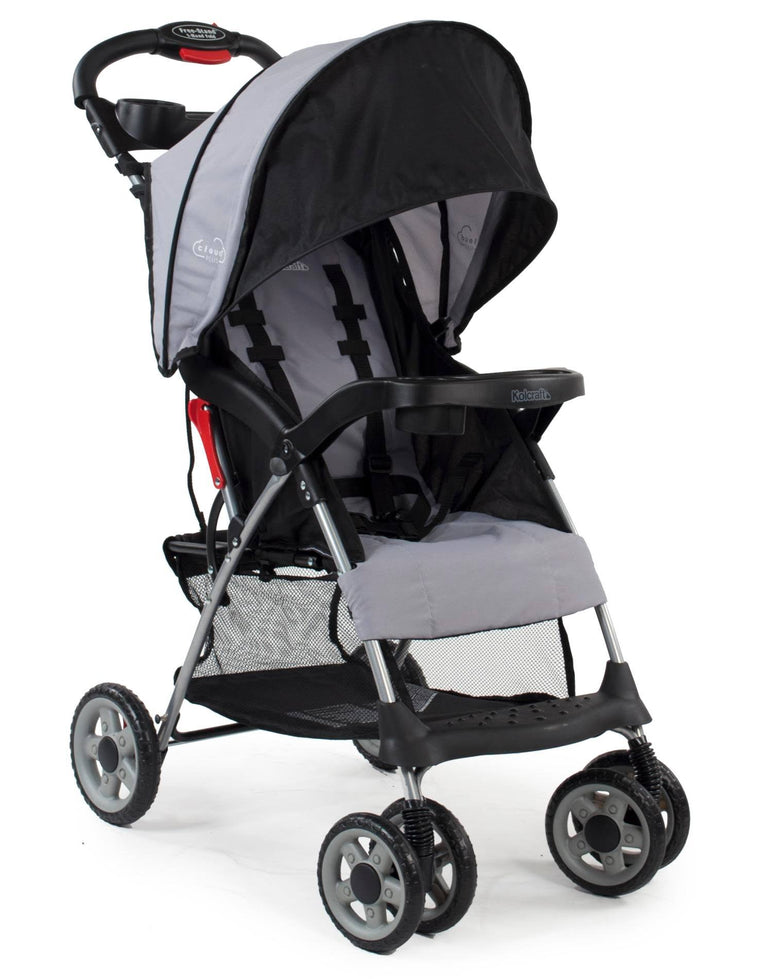 Kolcraft Cloud Plus Lightweight Stroller, Slate