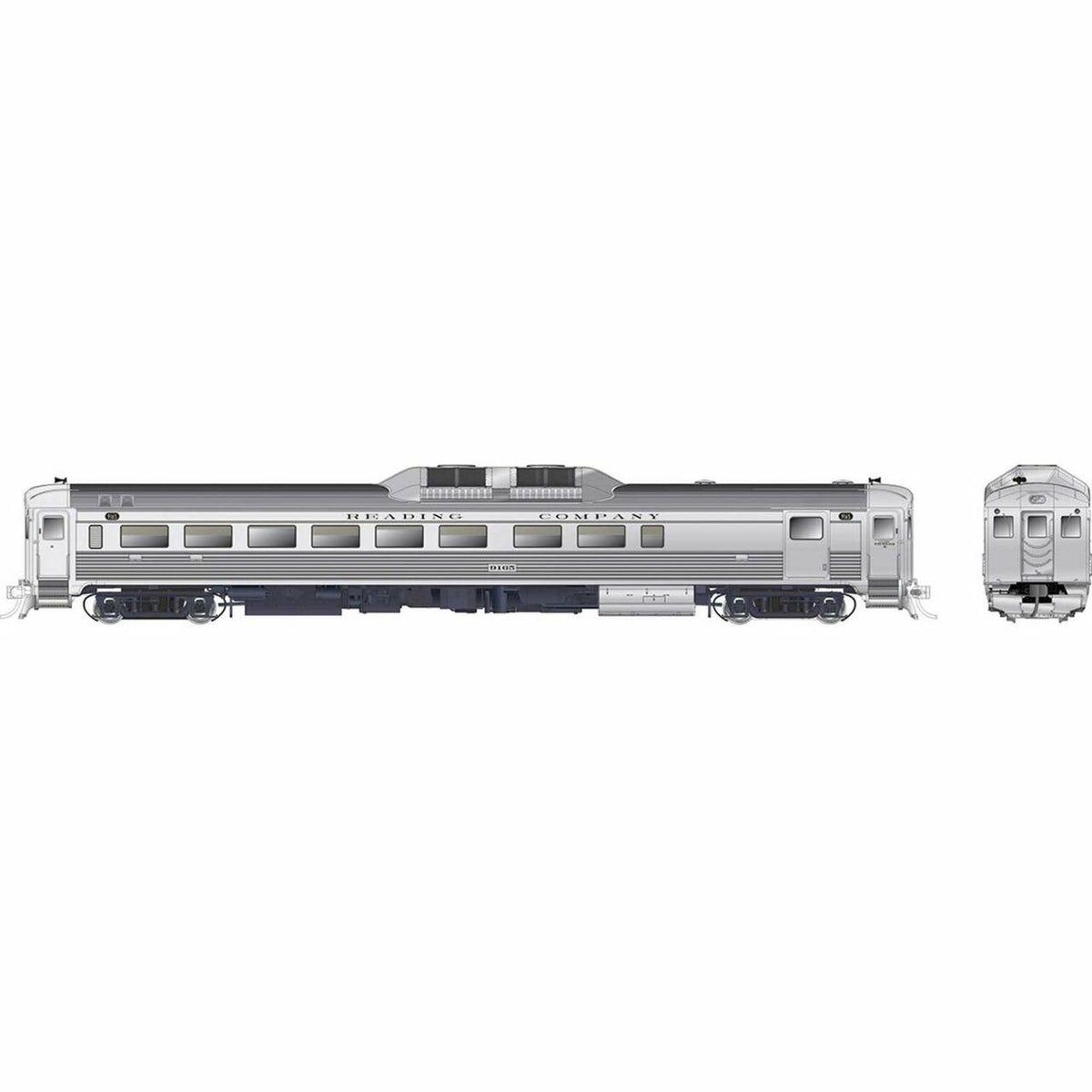 Rapido Trains HO Budd RDC2 Phase 1C RDG #9165 with DCC & Sound, Model 16652