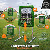 ALAGPRO The Original 9-Hole Baseball and Softball Pitching Net with Strike Zone Pocket and Pitching Target