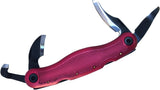 FLEXCUT Pocket Jack for Carvin 2.0, Lightweight USA-Made Wood Carving Jackknife with 4 Blades, JKN289