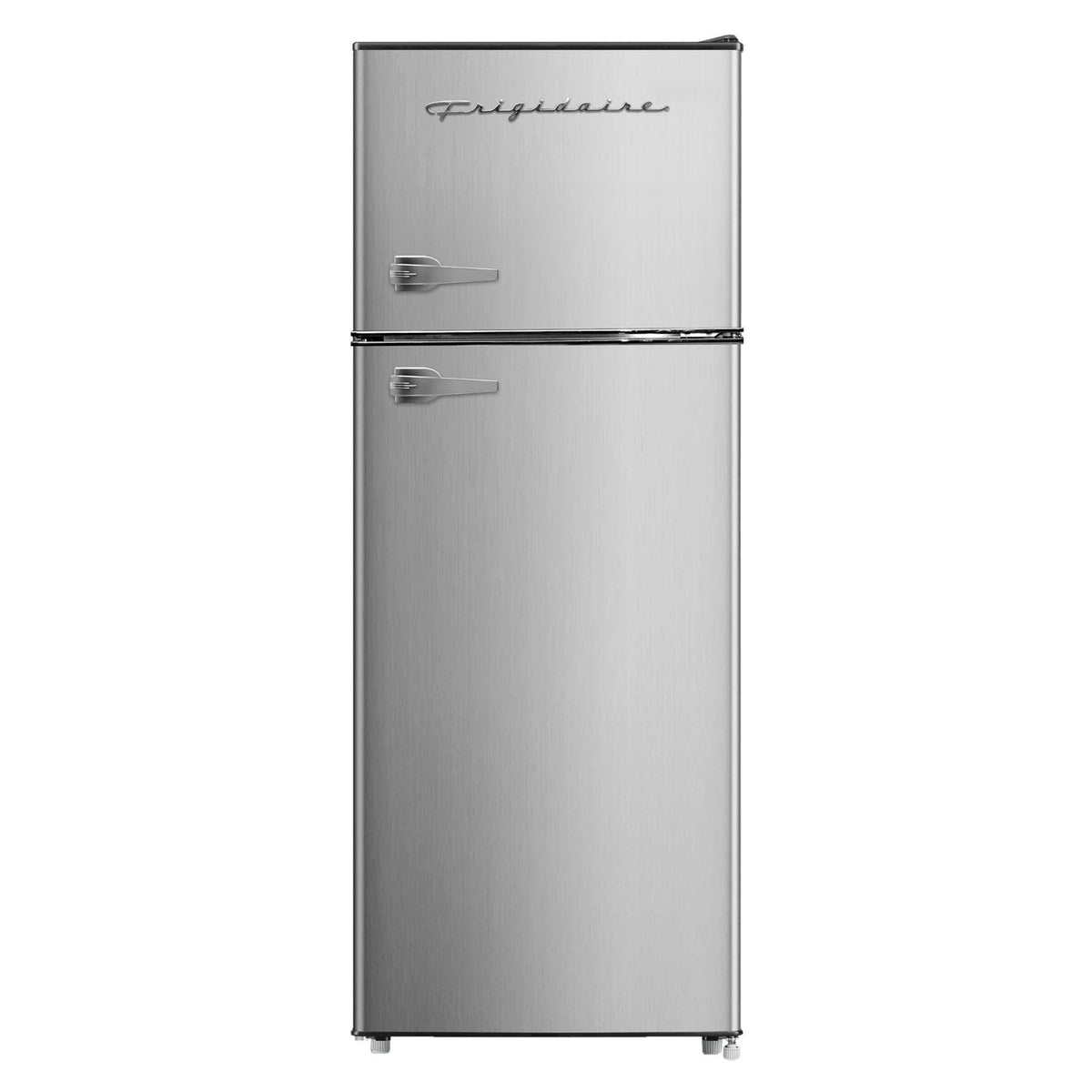 Frigidaire efr751 Retro Refrigerator with 7.5 Cu. Ft. Capacity, Platinum Design