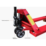 Dayton 32HD10 Quiet Steel Pallet Jack, 4400 lb. Capacity, Red