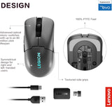 Lenovo Legion 17 Gaming Backpack with 19K DPI RGB Wireless Mouse and 6 Programmable Buttons