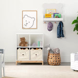 GAP babyGap Tate 4-in-1 Convertible Crib, GREENGUARD Gold Certified, Bianca White and Natural