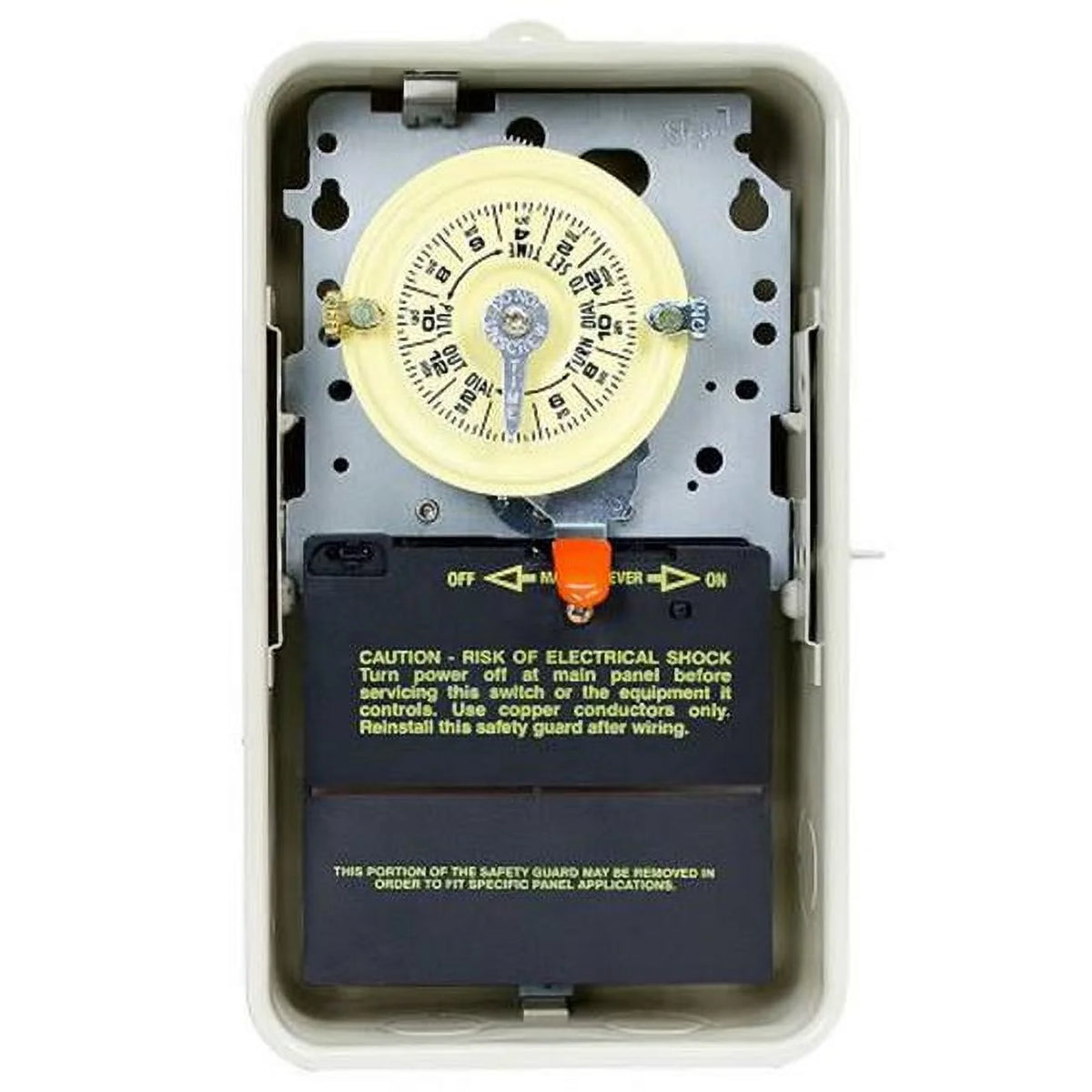 Intermatic T104R3 Timer Switch for Indoor or Outdoor Use, 220V, Metal Enclosure