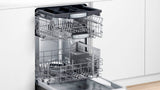 Bosch 800 Series Built-In Dishwasher, 24-Inch Top Control Design with CrystalDry, Third Rack, Stainless Steel Tub and 42 dBA Operation, Black Stainless Steel