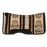 Reinsman M2 Lite Contour Saddle Pad with Tacky Too, Square Design, Black