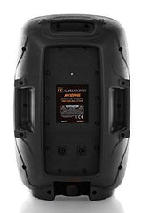 Pair of Alphasonik All-in-One 12×22 Powered DJ Speakers with 1500W Amplification, Bluetooth, USB, SD Card, Aux, MP3 and FM Radio PA System