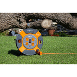 Link2Home Cord Reel with 80-Foot Extension Cord and 4 Power Outlets