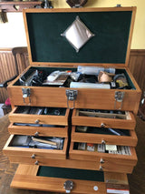 Windsor Design Wooden Tool Chest Featuring 8 Drawers