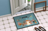 Carolines Treasures CK7894MAT Central Asian Shepherd Dog Doormat, 18×27 Inches, Washable Non-Slip Low-Pile Rug for Indoor or Outdoor Entryways