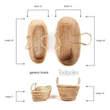 Tadpoles Organic Moses Basket Crafted from All-Natural Materials