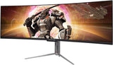 Sceptre C505B-QSN168 49-Inch Curved Gaming Monitor with Dual QHD 5120×1440 Resolution, 32:9 Aspect Ratio and up to 120Hz